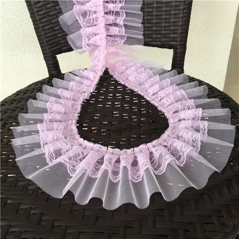 1 год сетчатая кружевная отделка цветочное кружево для юбки воротников манжет