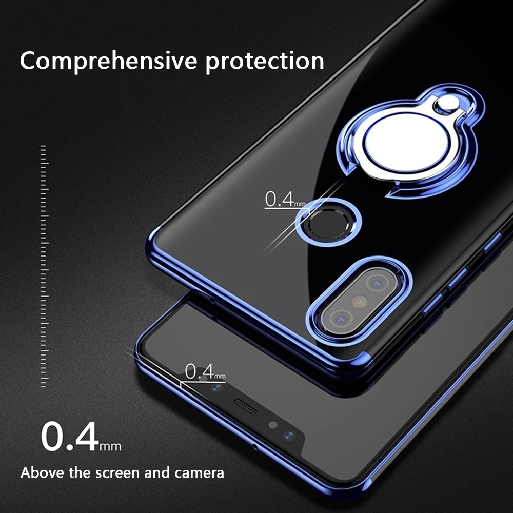 Автомобильный магнитный держатель OTAO чехол для телефона Xiaomi Mi 8 Lite SE Pro Max 3
