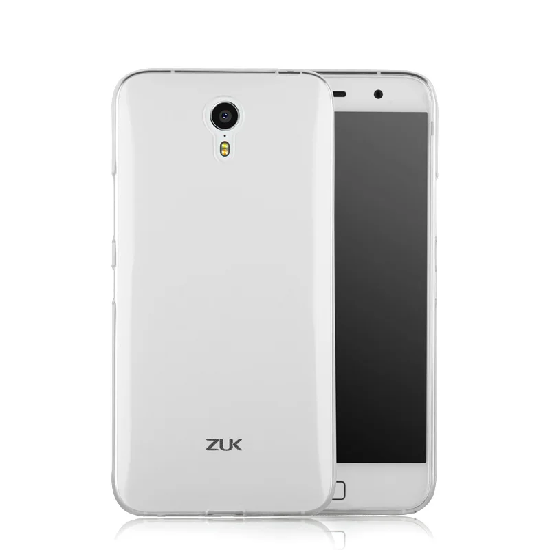 Lenovo zuk Z1 случае 5.5 дюймов прозрачный ТПУ мягкий чехол для телефона задняя крышка Z 1