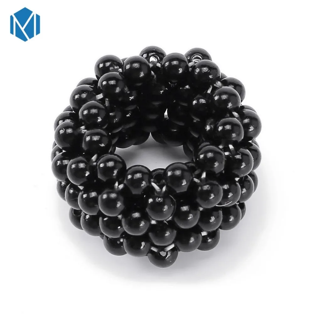 Женская лента для волос с имитацией жемчуга и бусинами из горного хрусталя