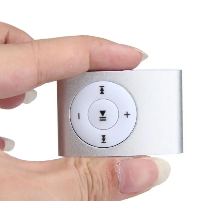 USB мини mp3-плеер Поддержка 32 ГБ Micro SD TF карта с наушниками