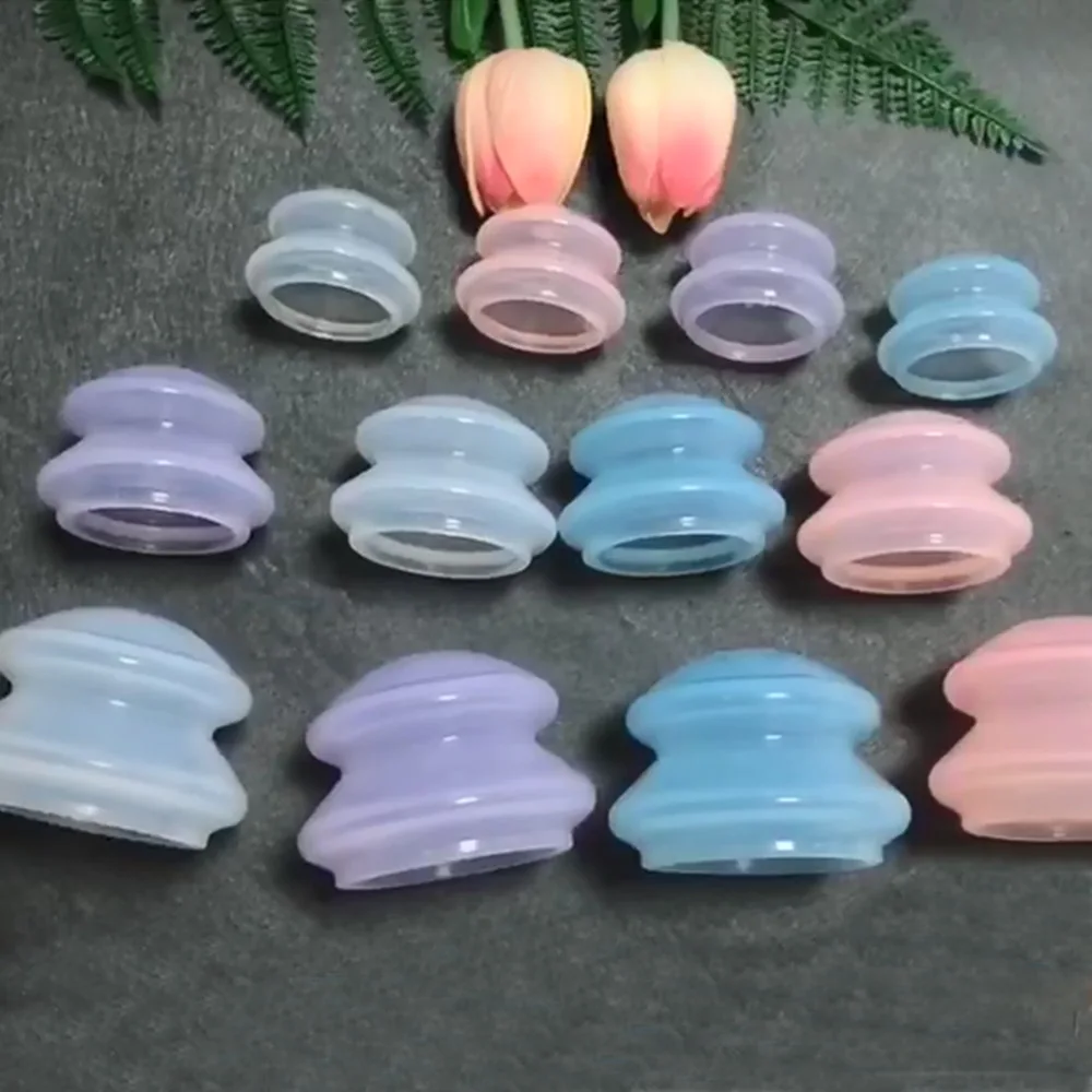 

New 6PCS Vacuum Cup Set Massage Suction Cups Ventosa Celulite Cup Set Body Silicone Massage Cup Cups Pain Relief