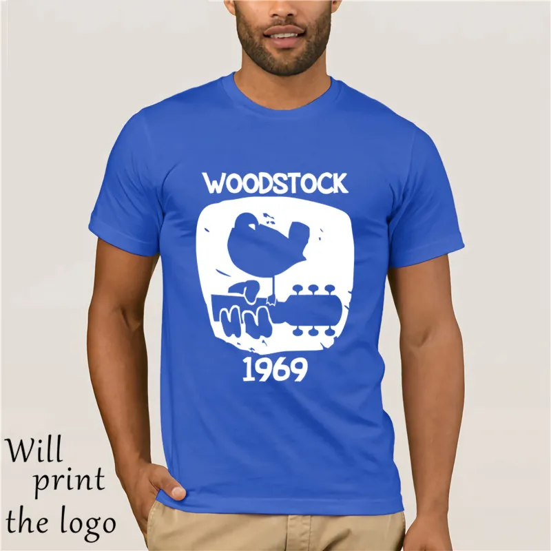WOODSTOCK винтажные мужские классические футболки с принтом новые Забавные и блузки