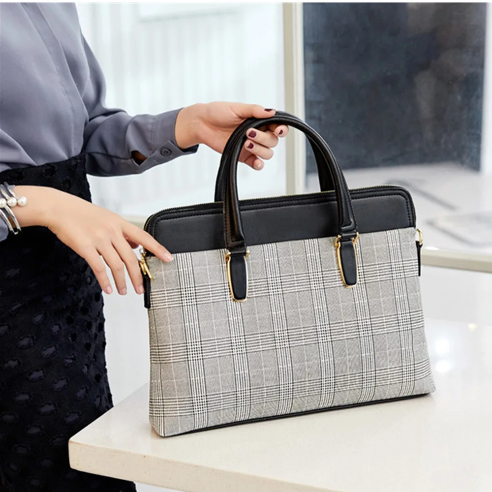 Женский кожаный портфель для ноутбука Bolsa Para сумка 14 &quotLaptoptas женские сумки