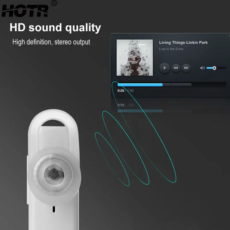 HOTR оригинальные наушники Bluetooth с микрофоном стерео профессиональная гарнитура