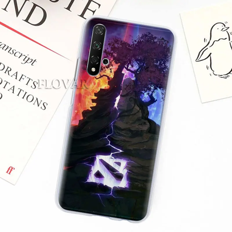 Чехол для телефона чехол для Honor 20 Pro 9 10 Lite 8X 8A 8C 8S 7A фотоаппаратов моментальной печати 7S Y7 Y9 V20 чехол с принтами из игр Warcraft и Dota 2 логотип Жесткие ПК-Чехлы