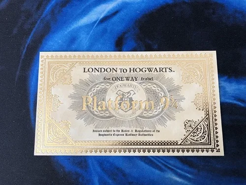 Hogwart Train Ticket Гарри, кино карта мародера Мини версия коллекционные Ретро пергаментные карты реквизит для косплея подарки игрушки hp вееры Вечерние - Цвет: Hogwart Train Ticket