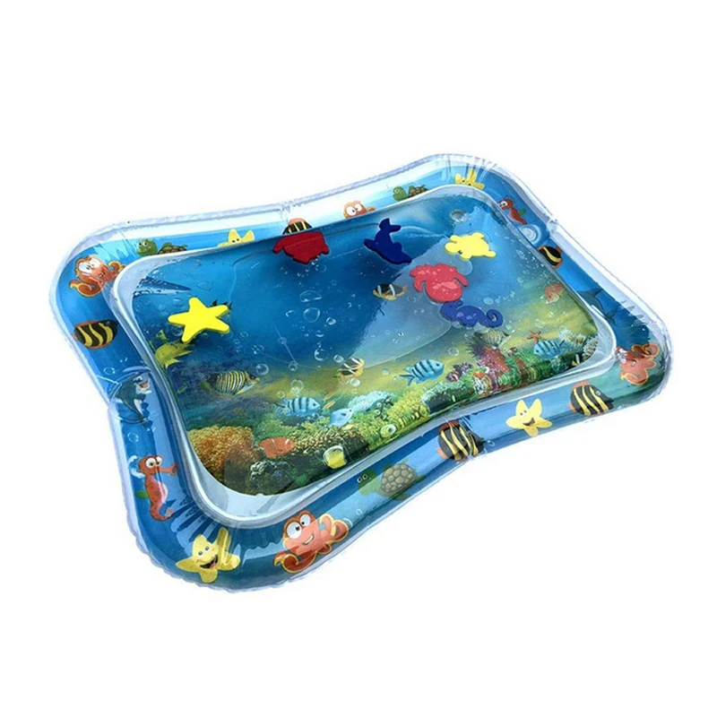 Детский водный игровой коврик, детский игровой коврик для счастливой воды, надувная водная подушка, детские игрушки, ковер для активного отдыха в морском мире