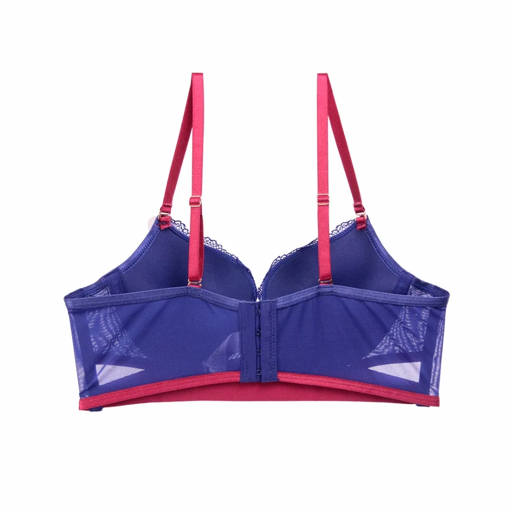 Женское нижнее белье с пуш ап комплект прозрачного толстого нижнего белья