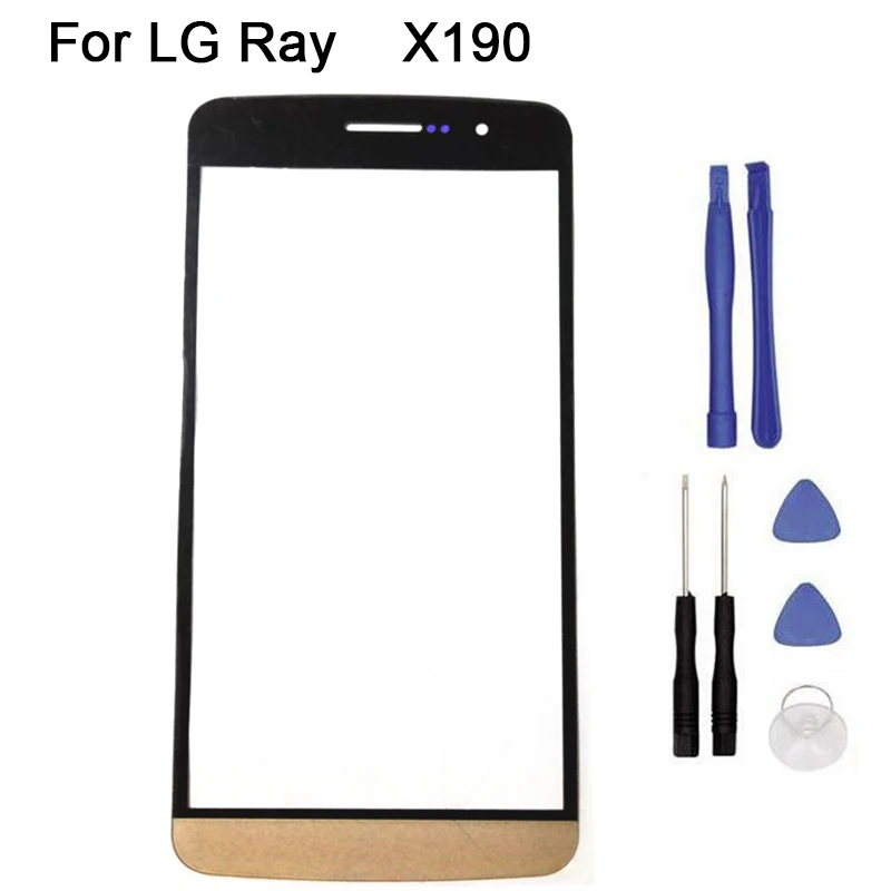 10 шт./лот для LG Ray X190 Zone 5 &quotШрифт стекло сенсорный экран внешняя панель объектив