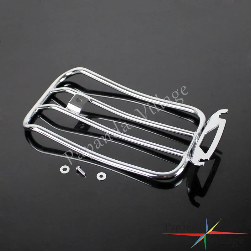 Хромированная задняя багажная стойка для мотоцикла Harley Touring FLHT FLHR FLHX FLT 1997 2015 Electra