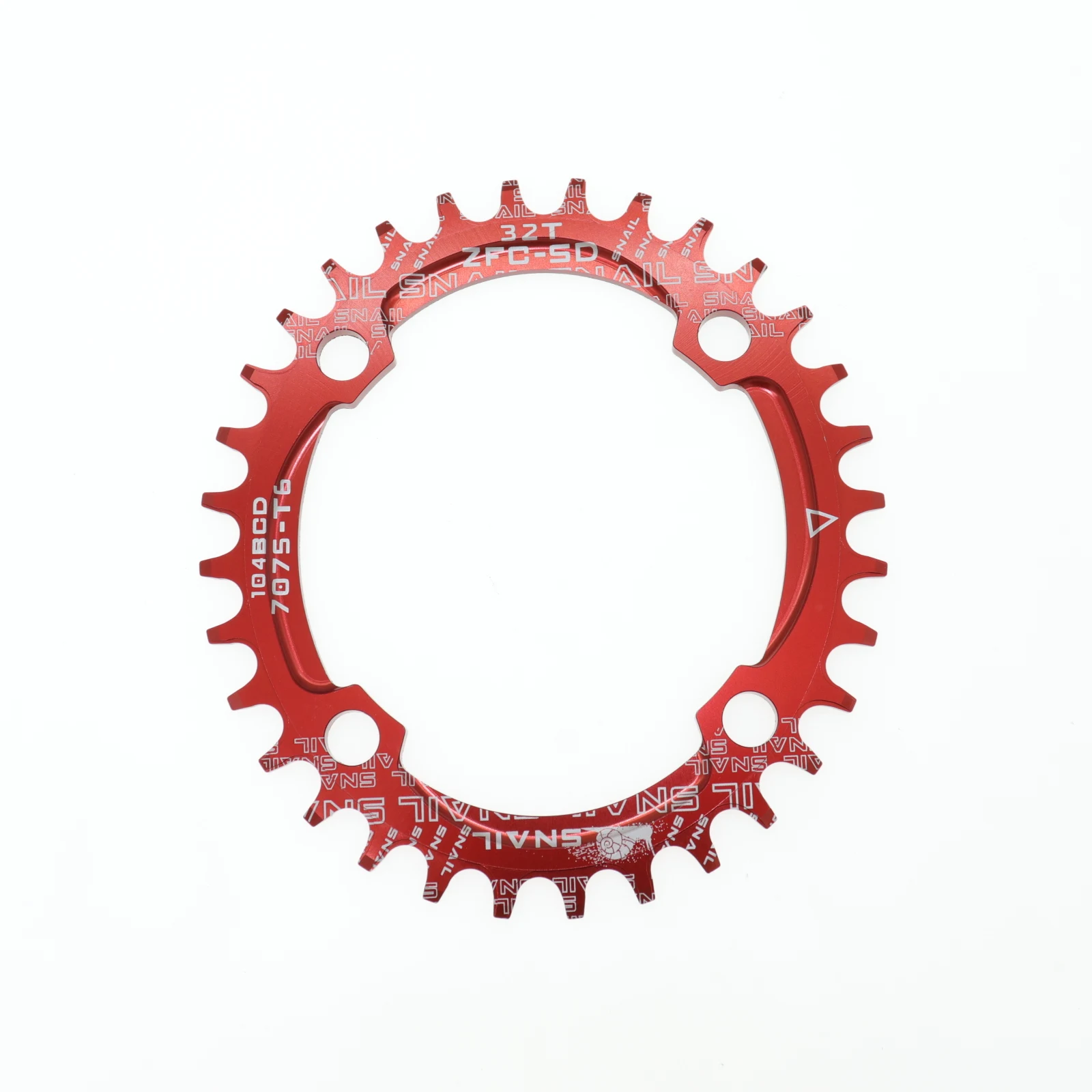 SNAIL Chainring 104 BCD Овальный 32 34 36 38T зуб узкий n широкий один сверхлегкий пластина MTB горный велосипед 104BCD дорожная цепь кольцо