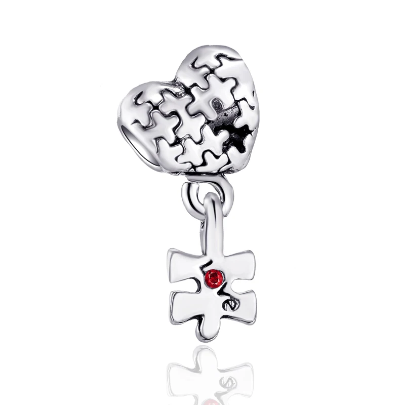 Hot Fashion Small Birthday Cake Cherry Bag Bird Hearts Crystal Beads Charms Fit Original Pandora Bracelets for Women DIY Perles | Украшения