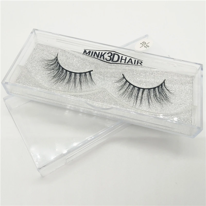 1 пара 3D ресницы из натуральной норки распродажа! Натуральный длинный керлинг