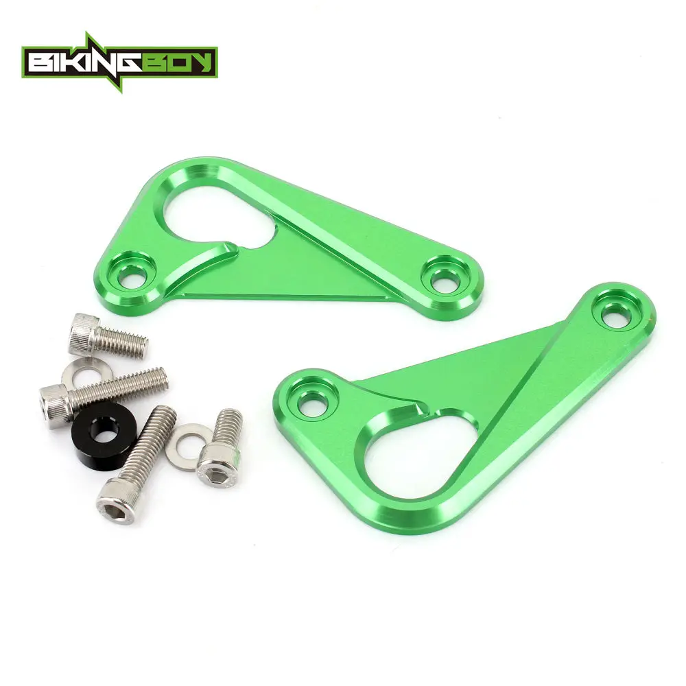 BIKINGBOY для Kawasaki Ninja ZX10R 11, 12, 13, 14, 15, 16, 17, 18 ZX-10R ZX10-R, гоночные крючки, анодированный крючок, подрамник, галстук, падения, сплав