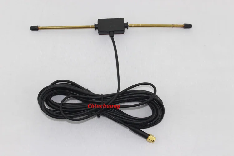 Автомобильная антенна DVB T с медным стержнем T2 цифровая ТВ Мобильная усилителем и