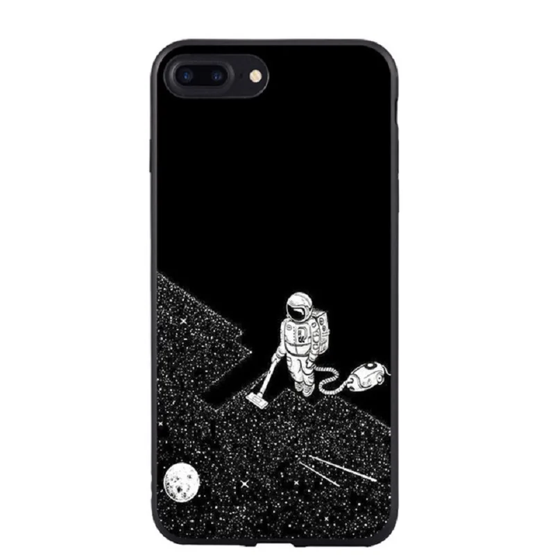 Художественная задняя чехол для iphone 6 крутой узор Мягкий ТПУ силиконовый Fundas 7 8X7