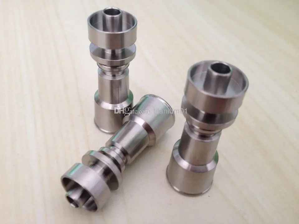 

Wholesale titanium nail domeless-Direct inject design fits both 10 mm male glass joints and 14mm male glass joint