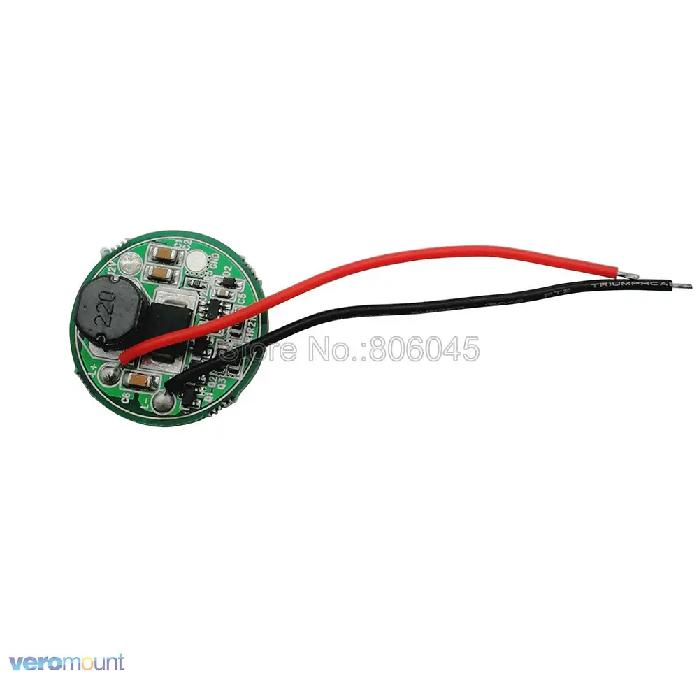 Фотовспышка для Cree XHP50 Led лампа трансформатор вход постоянного тока 6 В 12 ~ 24 4 5 А 1
