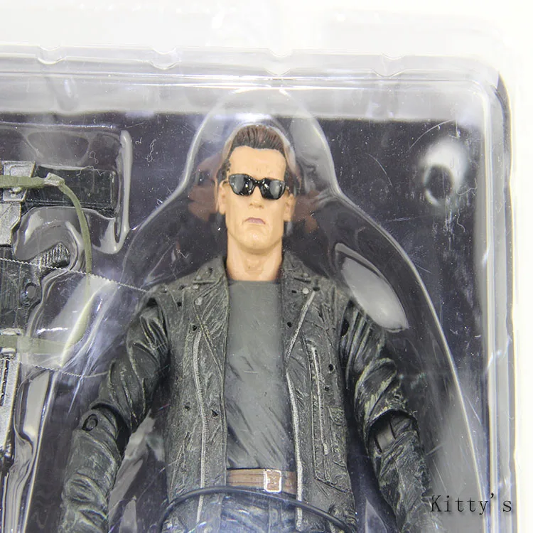 NECA Терминатор 2 фигурку T-800 битва через время Арнольд ПВХ игрушка " 18 см модель# ZJZ008