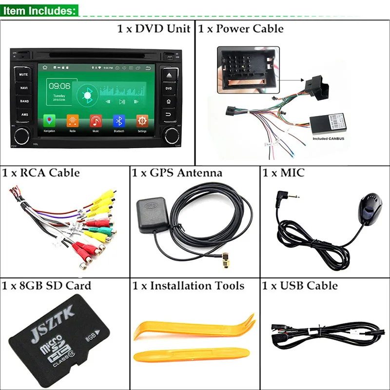 Android 8 0 Octa Core dvd плеер автомобиля для Volkswagen Touareg VW Multivan gps навигации Мультимедиа