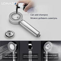 lomazoo high pressure adjustable spa jetting shower filter high pressure water saving shower head handheld shower head