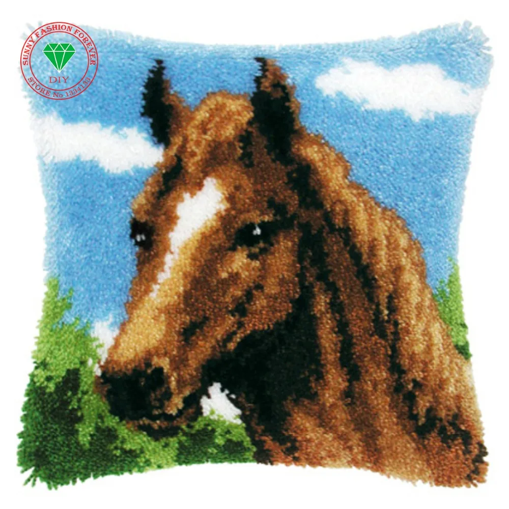 Коврик сделай сам Вышивка крестом пэчворк вышивка наволочка нитка с защелкой