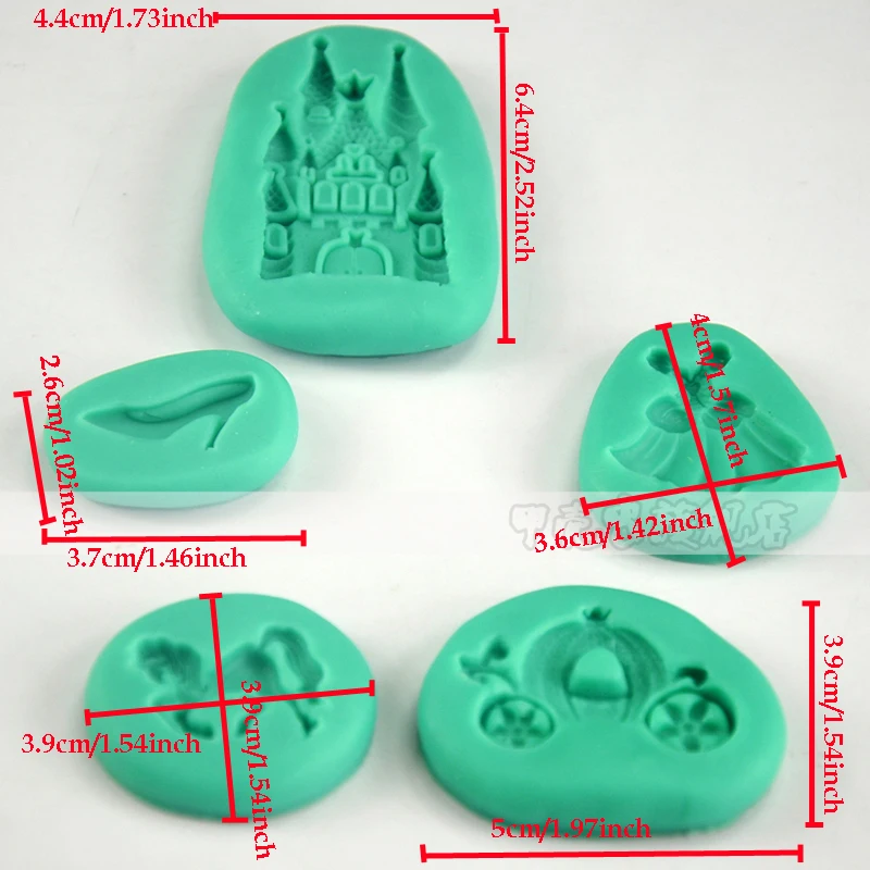 5 шт. силиконовые формы для украшения тортов | Дом и сад