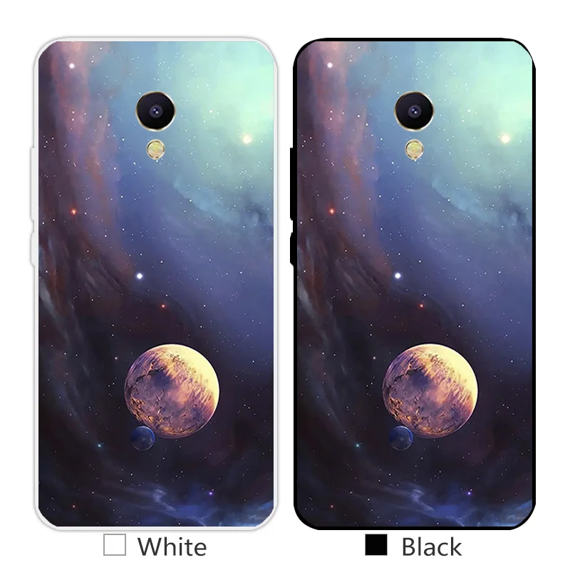 Чехлы для Meizu M5S mini мягкий силиконовый чехол Meilan 5S дизайнерская Черная задняя