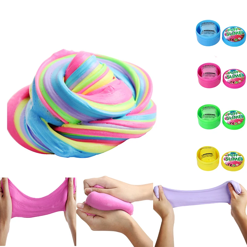 Дропшиппинг DIY слизь анти стресс Playdough Магнитный резиновые грязи сильный