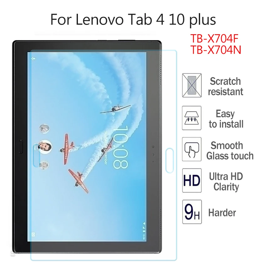 Закаленное стекло для Lenovo TAB 4 10 Plus TB X704N X704F Top HD 9H защитная пленка жесткая