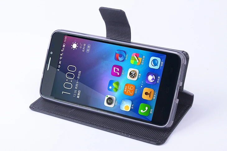 Чехол Alcatel X + 6043D кожаный чехол хорошего качества твердая задняя крышка для