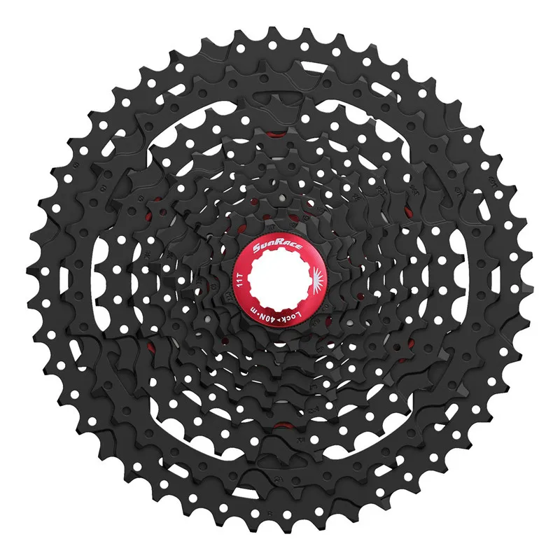 Sunracing CSMX3 CSMX8 MTB велосипед кассета 10S 11S скорость-11-40 T/11-42 T/11-46 T, черный/серебристый велосипед свободного хода для SLX