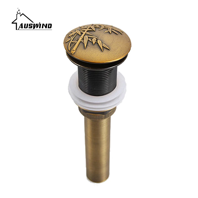 antique brass water pipe water heater to flip bounce european art basin water leakage threaded bathroom accessories free global shipping