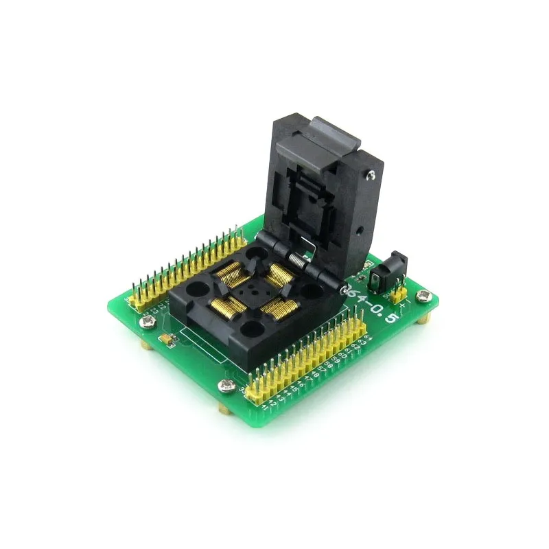 STM8 QFP64 0.5 адаптер программатора с простой платой особенно для микроконтроллера в