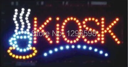 

Led- CHENXI hot sale 10X19 inch indoor Ultra Bright flashing coffee Kiosk open store Neon lighted Sign