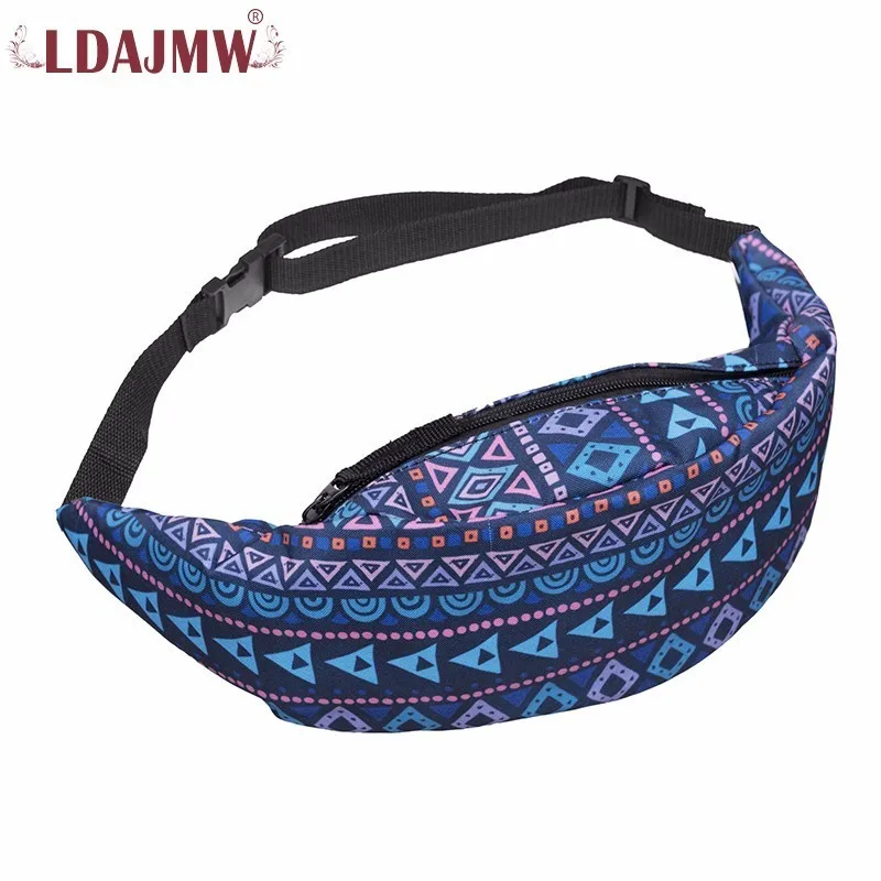 LDAJMW Новая модная унисекс поясная сумка с принтом женский пояс для денег дорожная