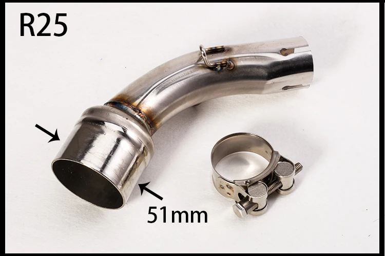 R25 R30 выхлопная Соединительная труба мотоцикл части модифицированный Выхлопная