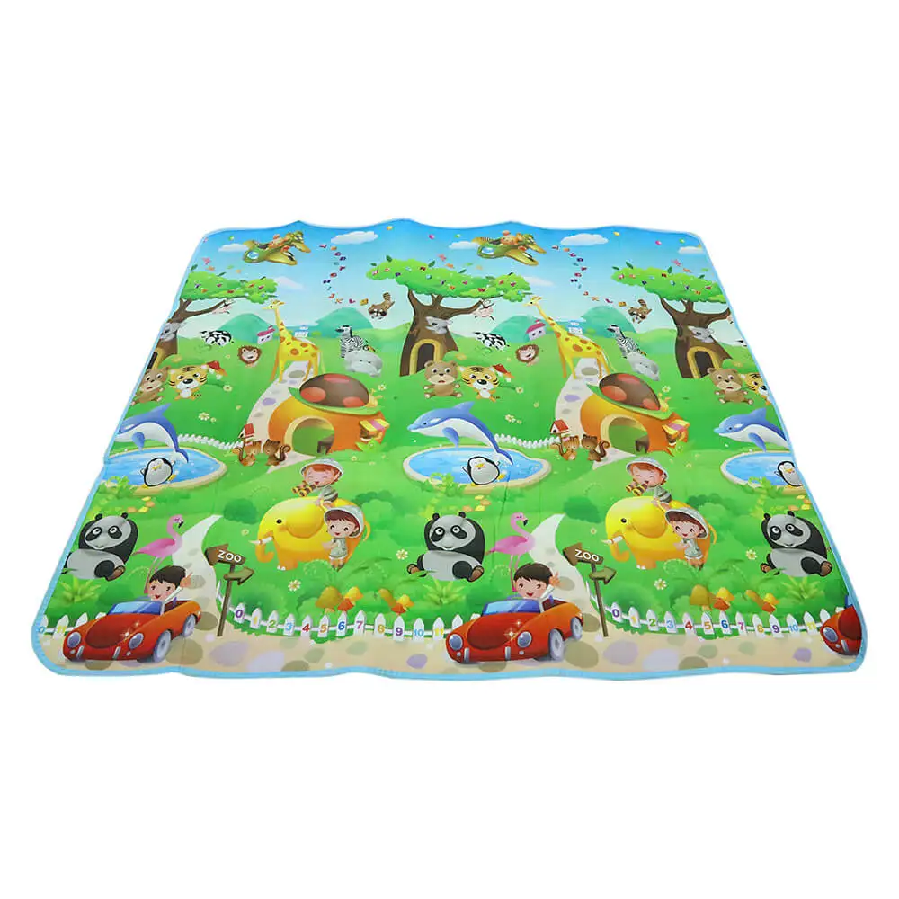 Maboshi 200x180 см двухсторонний мягкий пенопластовый коврик для ползания маленьких