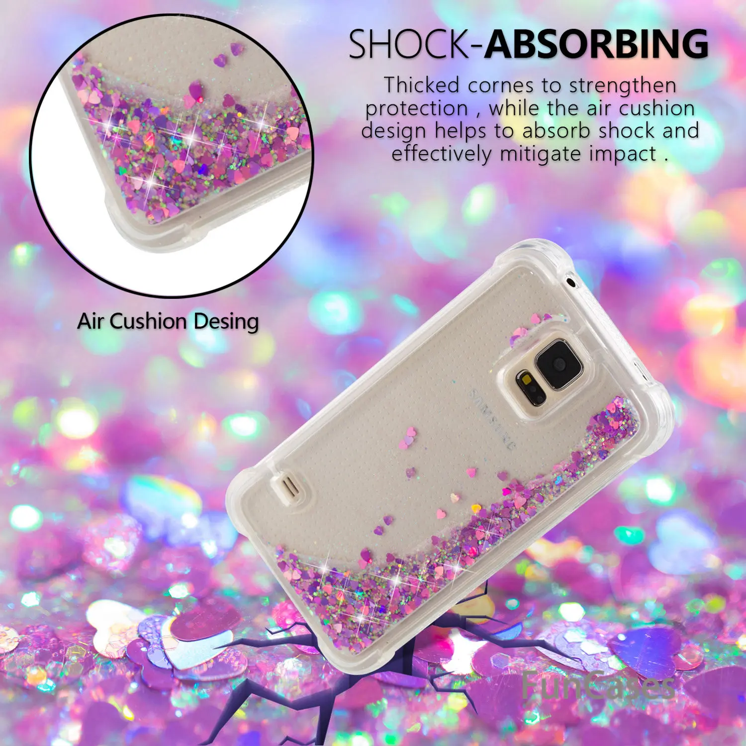 Розовые звезды случае СПС Capinha samsung S5 ТПУ Мягкая задняя крышка котб Глянцевая