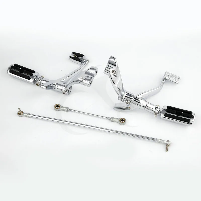 Motorcycle Forward Controls Foot Pegs Levers Linkage for Harley Sportster XL883 1200 Custom 2004-2013 | Автомобили и мотоциклы