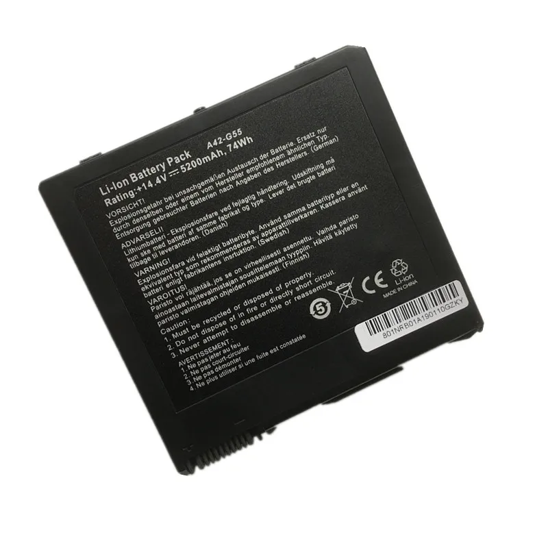 SupStone 5200 mAh Подлинная A42-G55 ноутбука Батарея для ASUS G55V G55VM G55VW серии Корея сотовый