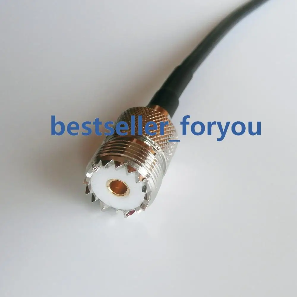 3 фута RG58 UHF SO239 гнездовой разъем к BNC штекеру прямоугольный RF отрезок кабель |