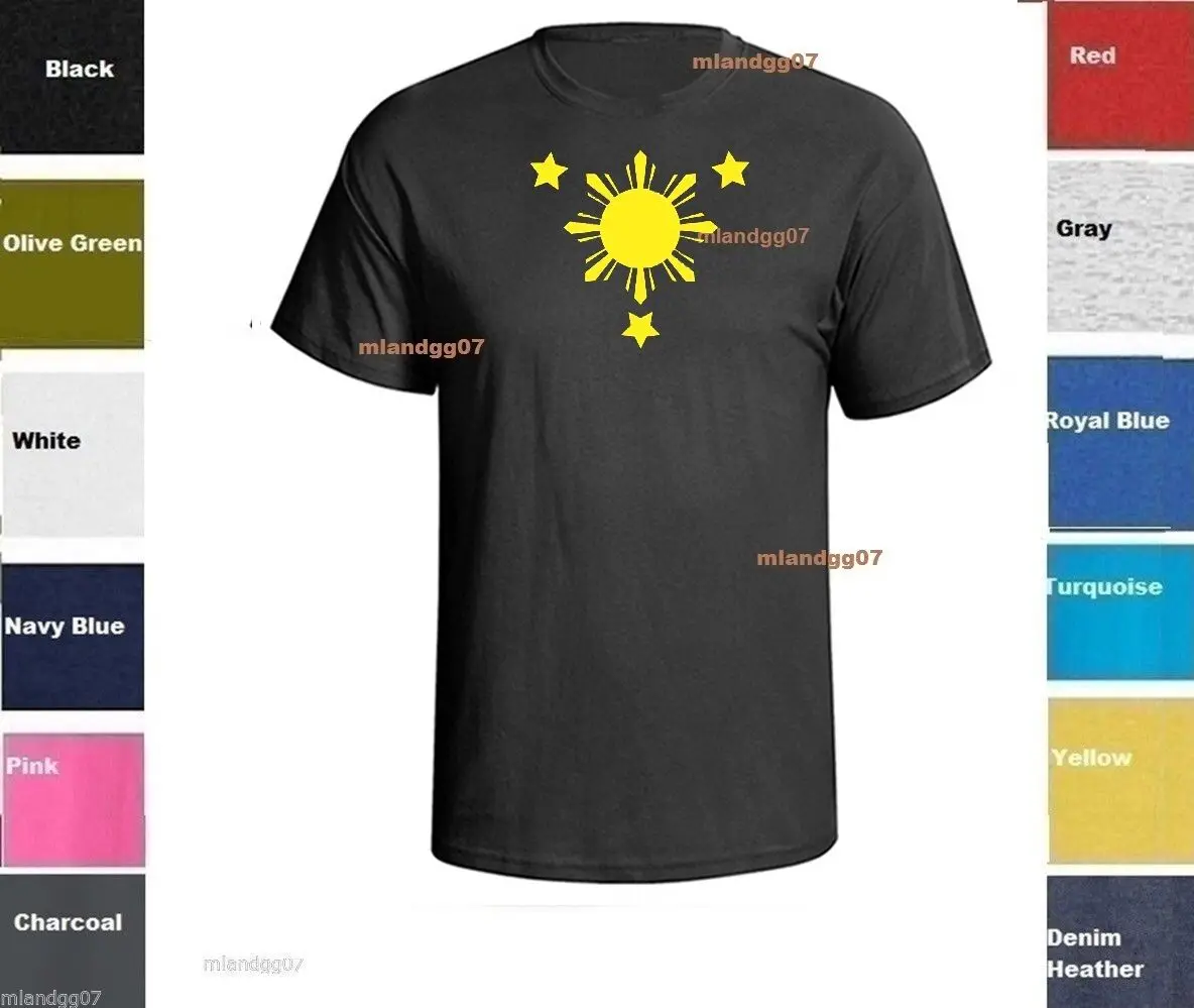 Футболка с Филиппинским флагом футболка Филиппинами SZ S 5XL|Мужские футболки| |