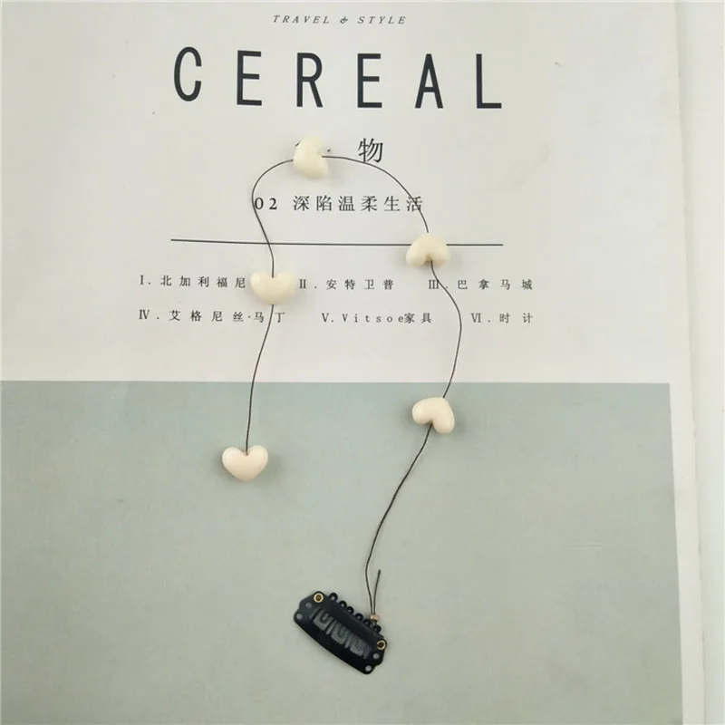 Заколки для волос 1 шт. новинка Корейская женская удлиненная заколка с сердечком