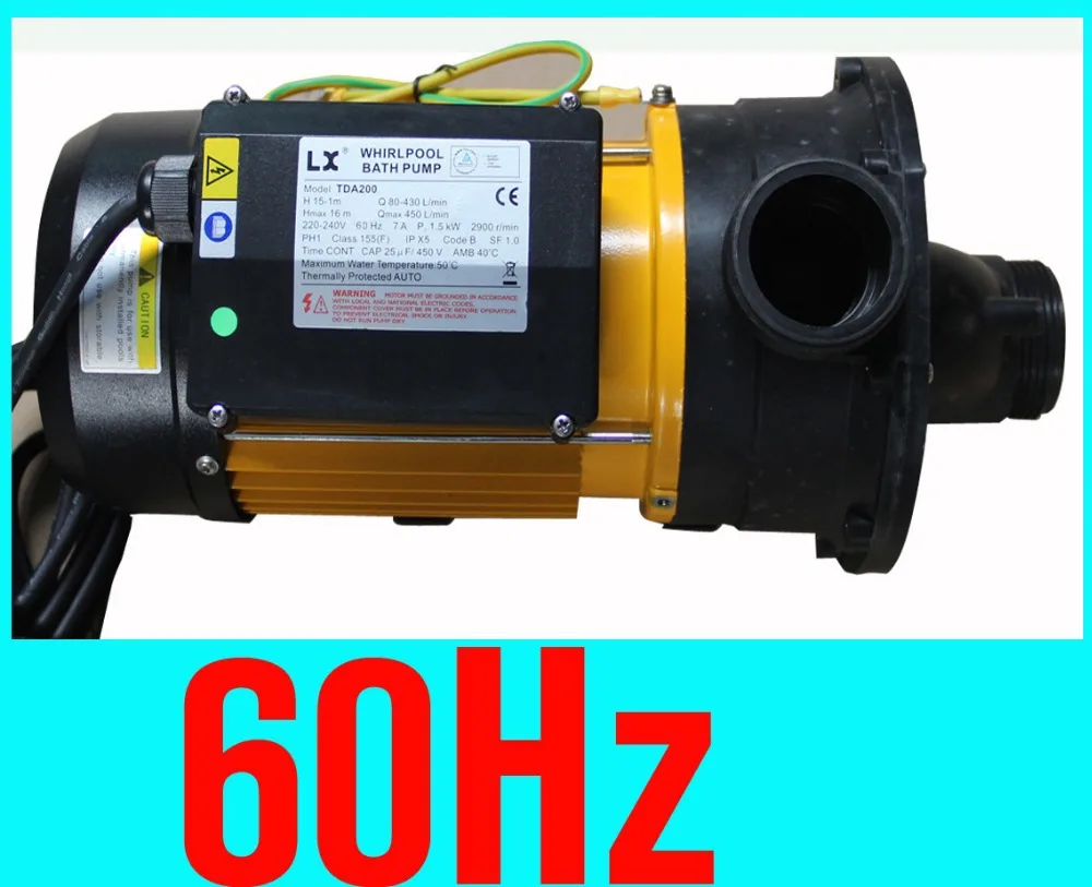 LX TDA200 насос для горячей ванны и спа-насос 50 Гц или 60 Гц/2hp плавательный с 230 в кВт |