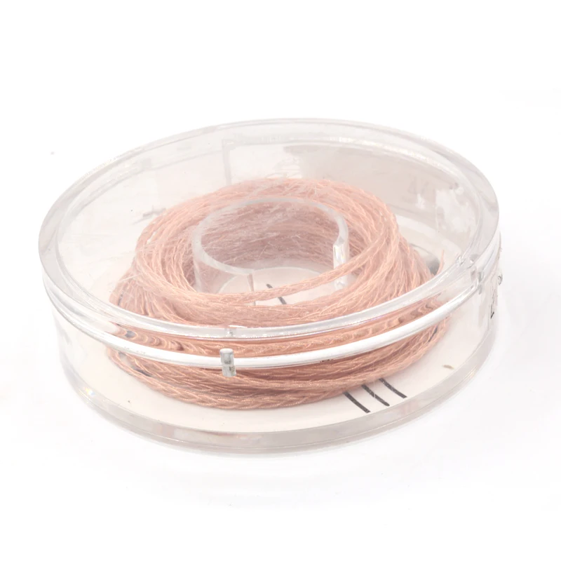 ACROLINK 8 твист кабель плоский медный провод OCC DIY наушники аудио кабель|cable 22awg|cable