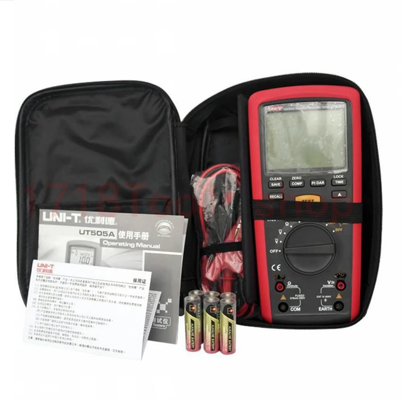 1000 в цифровой Ручной Измеритель сопротивления изоляции измеритель Омметр