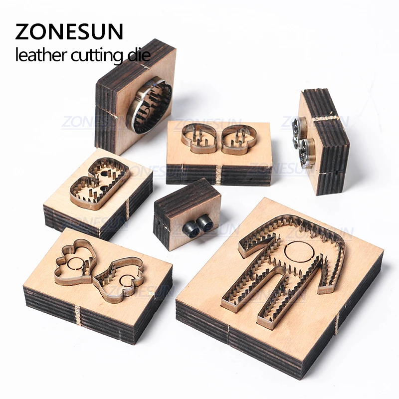 ZONESUN изготовленный по индивидуальному заказу высечка для кожи кольцо ключей