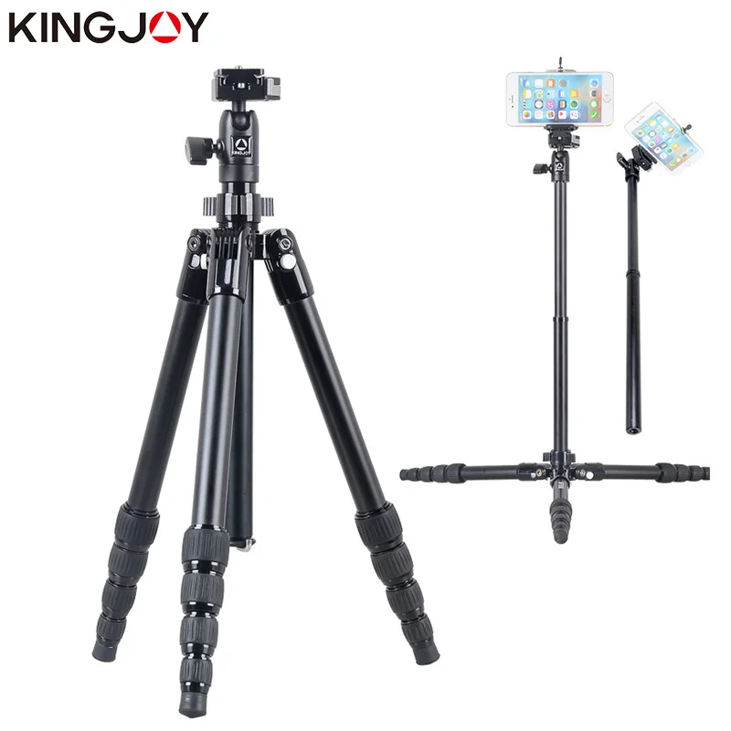 KINGJOY Official SF046/056 Mini Tripod For Camera With Selfie Stick Holder Tripod For Phone Tripode Para Movil Gorillapod Mobile